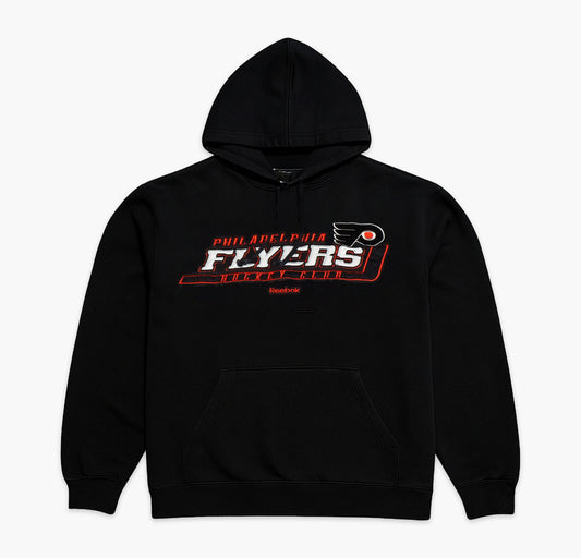 Reebok Philadelphia Flyers Hoodie Gesticktes Logo (L)