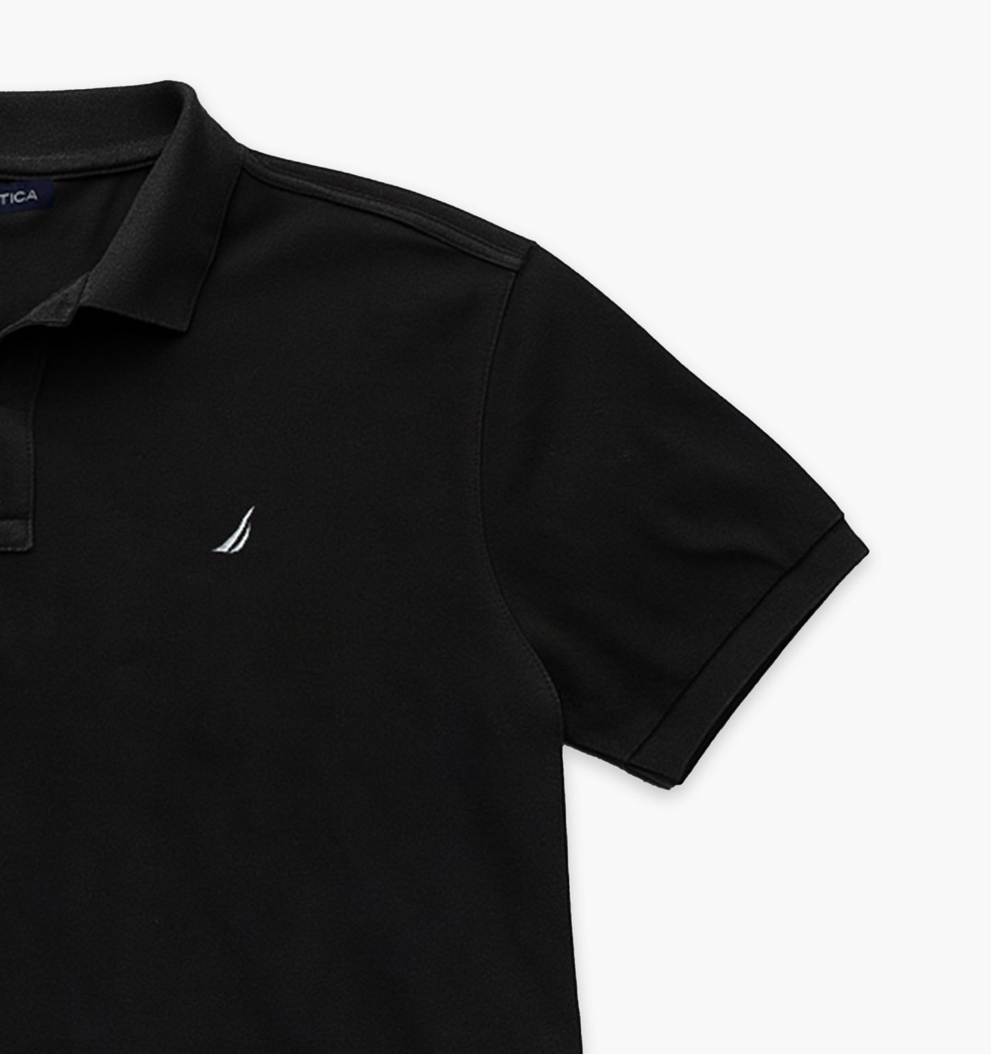 Nautica Cotton Polo Shirt Stitched Logo (M)