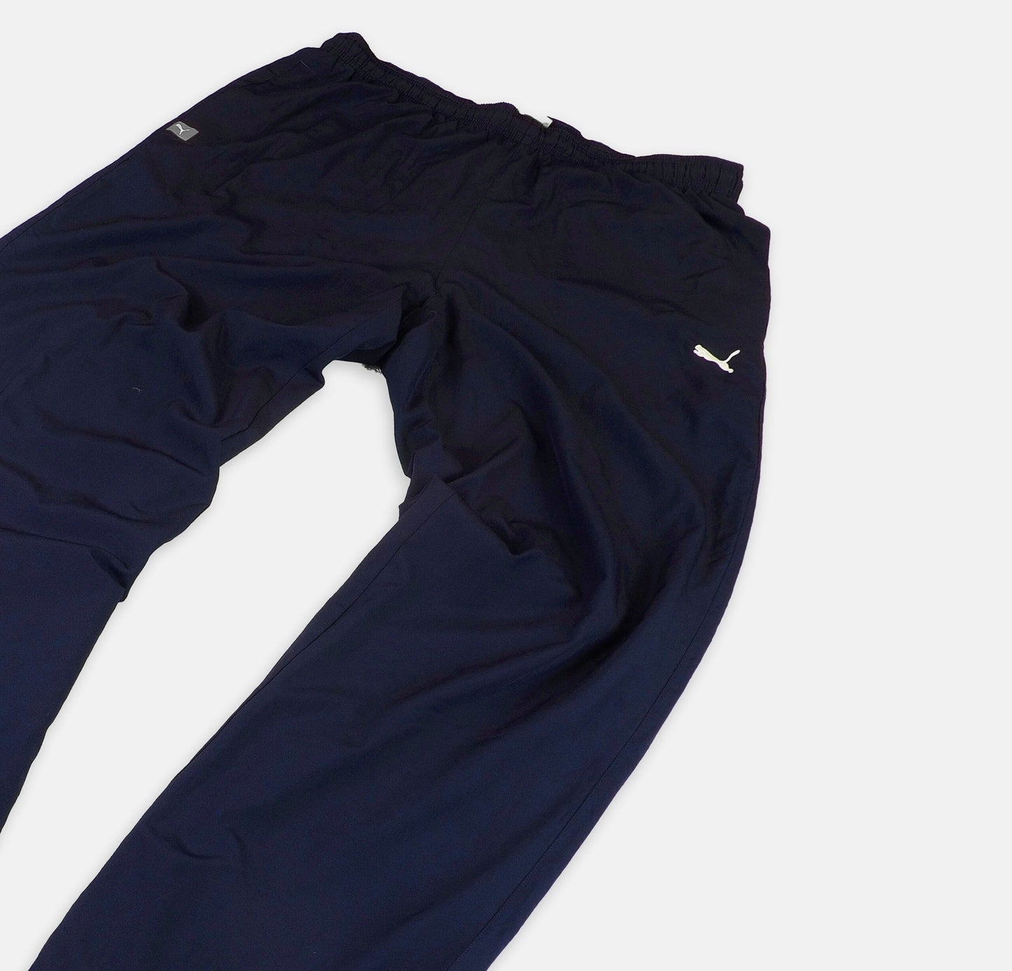 Puma Nylon Track Pants Gesticktes Logo (L)