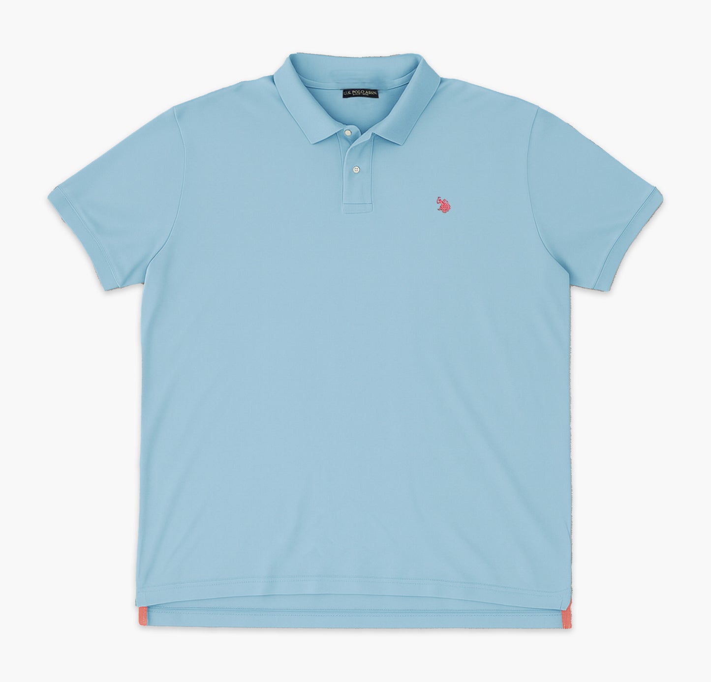 US Polo Assn Cotton Polo Shirt Stitched Logo (L)