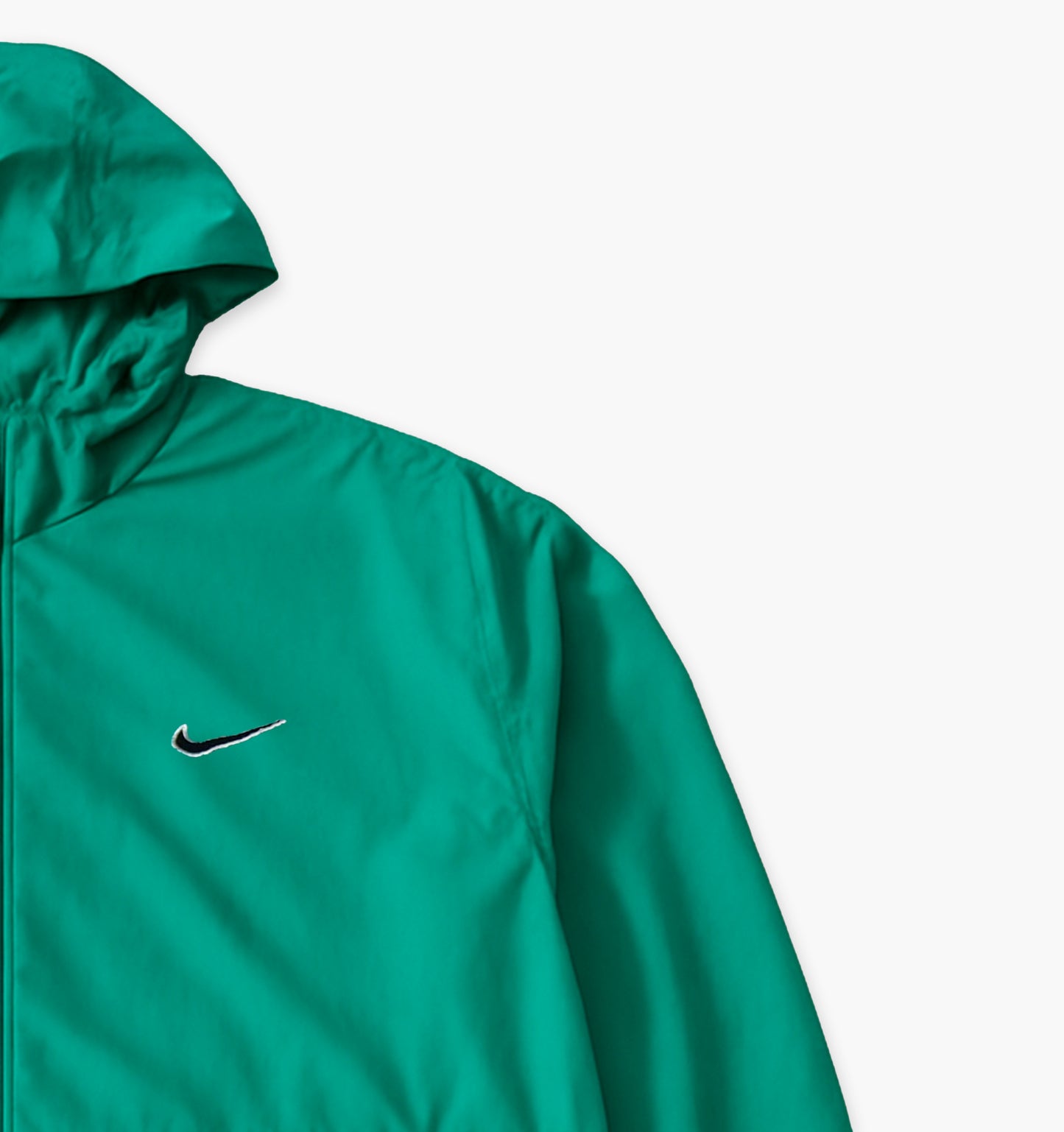 Nike Nylon Windbreaker Gesticktes Logo (M)