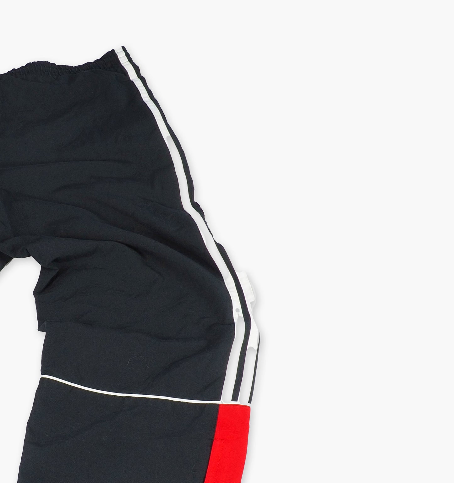 Adidas Nylon Track Pants Gesticktes Logo (L)