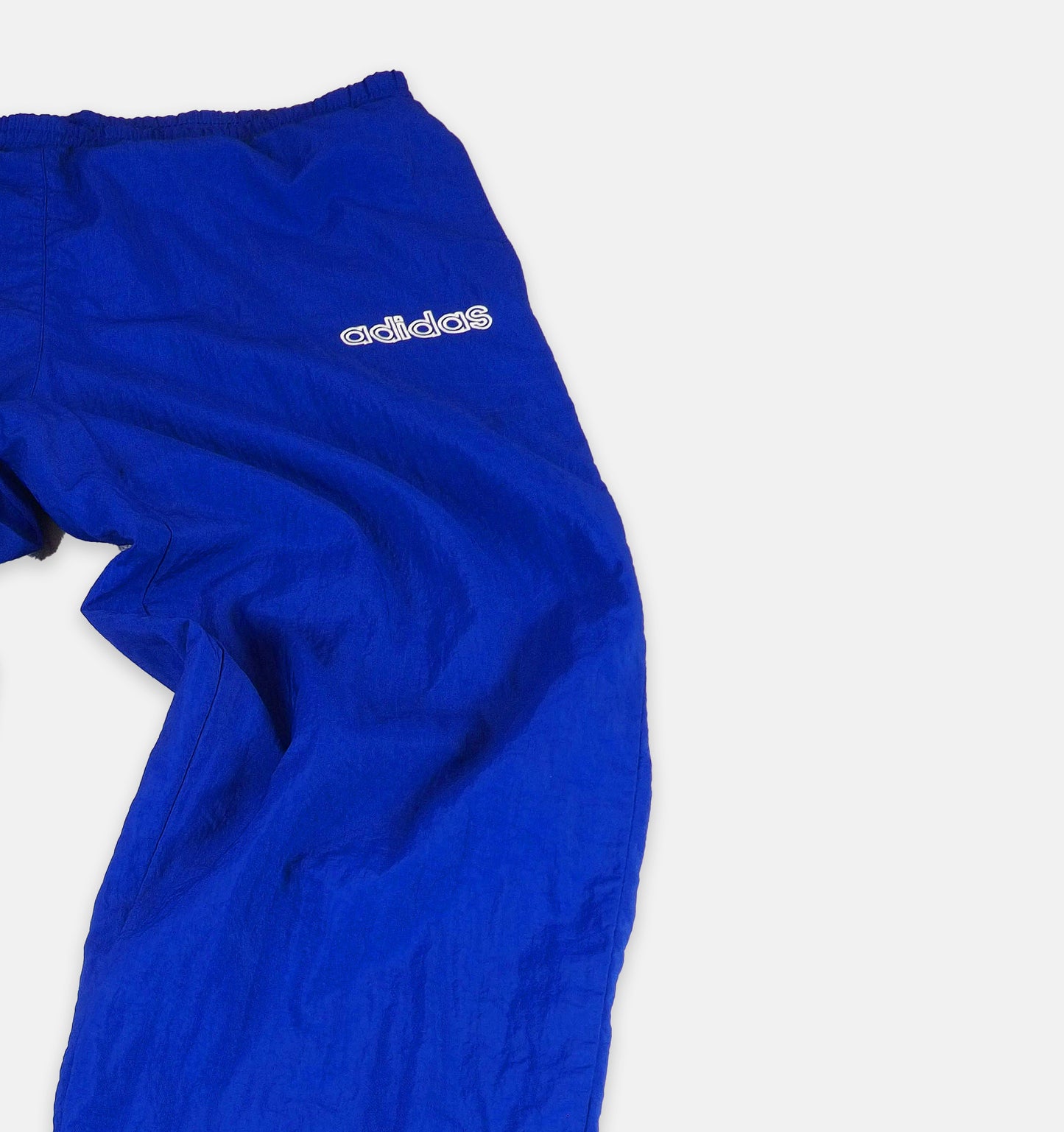 Adidas Nylon Track Pants Gesticktes Logo (XL)