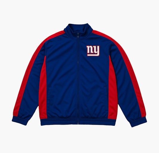 NFL New York Giants Track Jacket Embroidered Logo (L)
