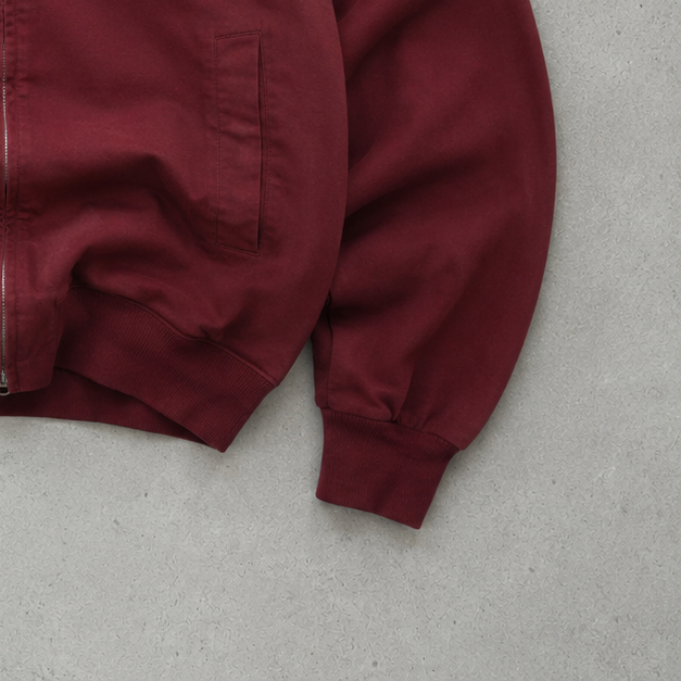 Lacoste LIVE Harrington Jacket Burgunderrot Rare (S)