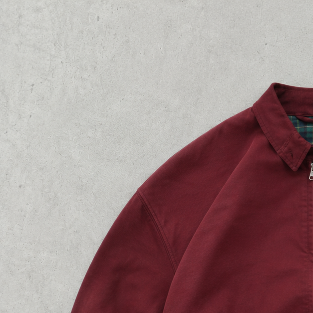 Lacoste LIVE Harrington Jacket Burgunderrot Rare (S)