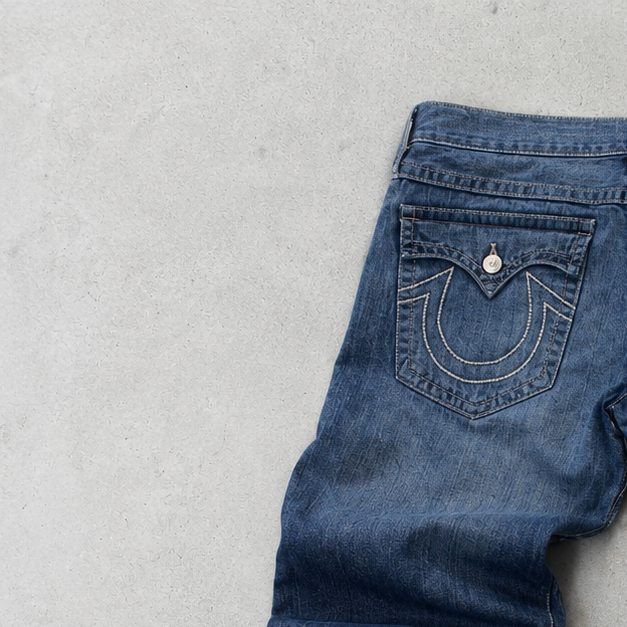 NBA True Religion Bootcut Jeans Blue Limited (L)