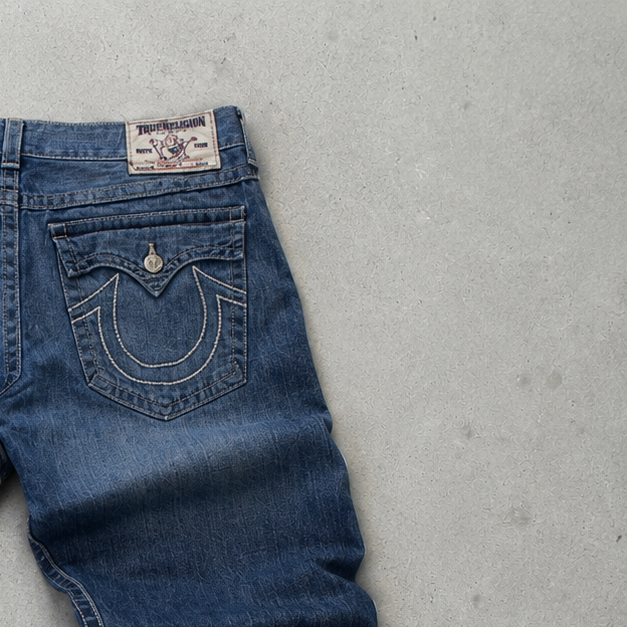 NBA True Religion Bootcut Jeans Blue Limited (L)