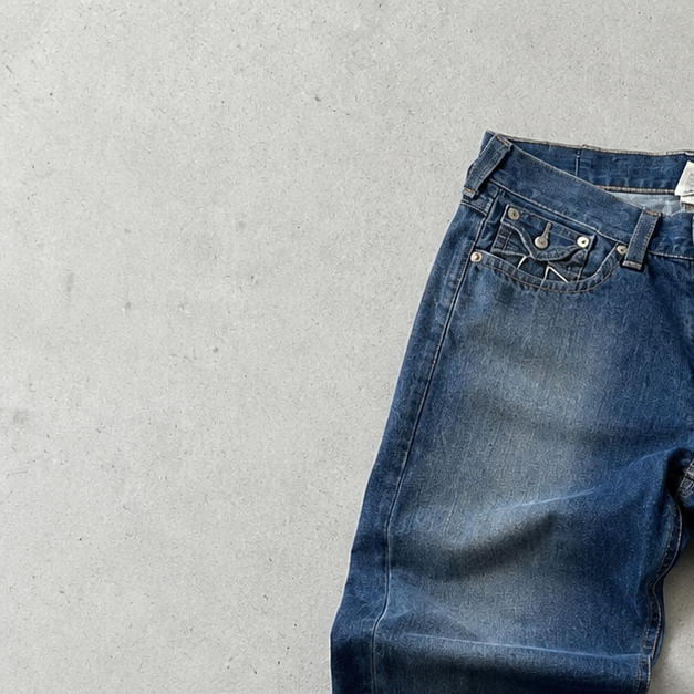 NBA True Religion Bootcut Jeans Blue Limited (L)