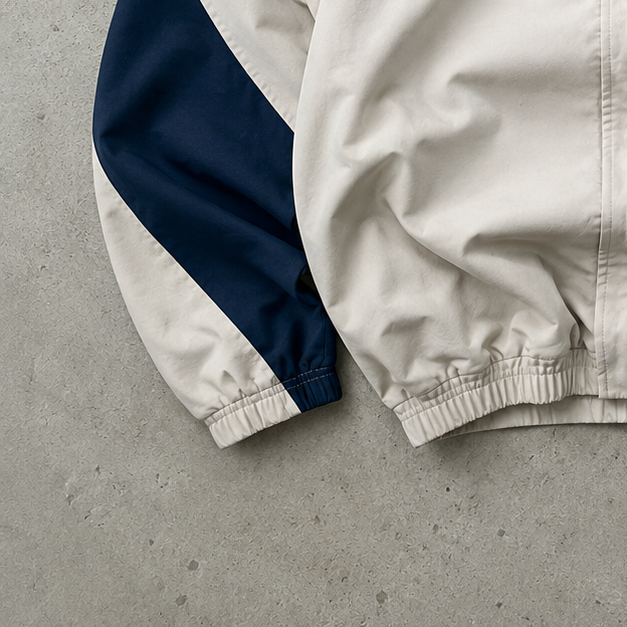 PSG 90s Y2K Nike Track Jacket Creme, Beige Limited (L)