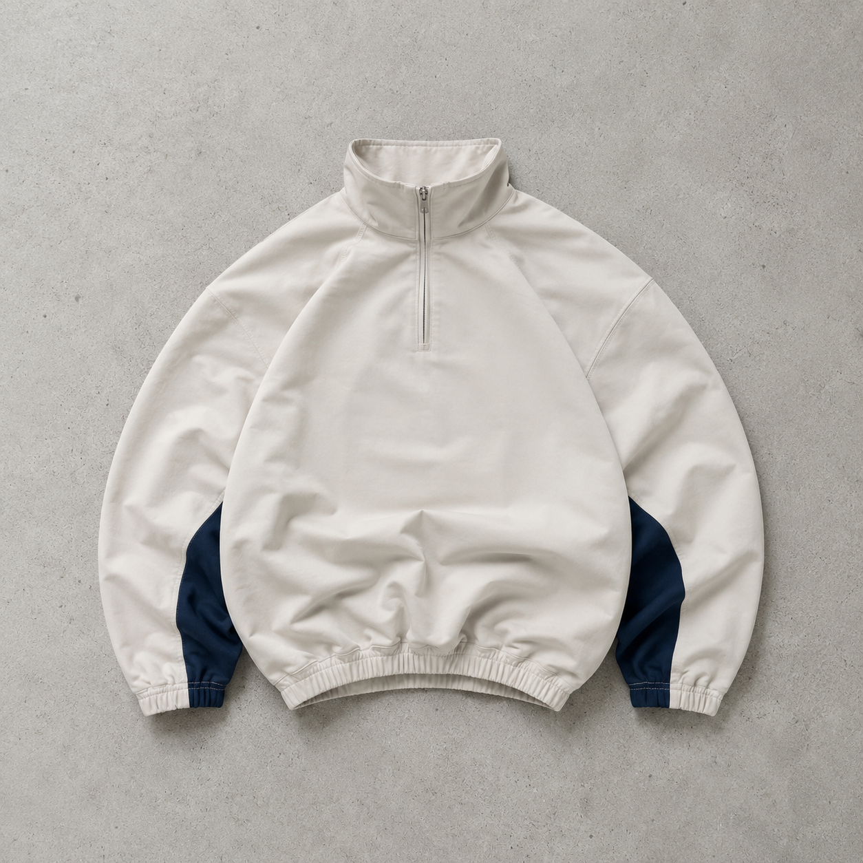 PSG 90s Y2K Nike Track Jacket Creme, Beige Limited (L)