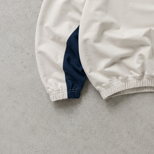 PSG 90s Y2K Nike Track Jacket Creme, Beige Limited (L)
