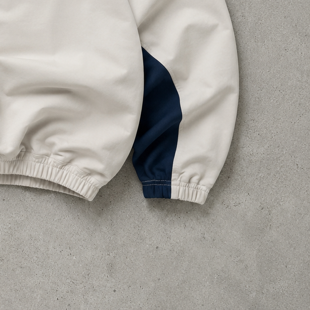 PSG 90s Y2K Nike Track Jacket Creme, Beige Limited (L)
