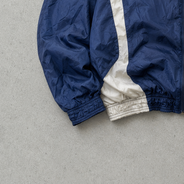 90s Vintage Nike Windbreaker Navy, White Rare (XXL)