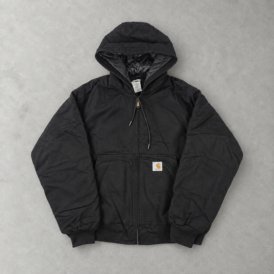 Y2K Carhartt Denim Jacket Black Rare (XL)