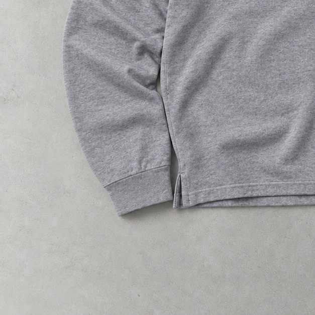 Ralph Lauren Sweater Grau Stitched Logo Rare (M)
