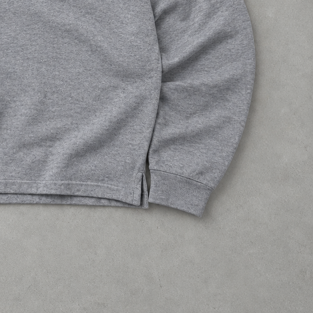 Ralph Lauren Sweater Grau Stitched Logo Rare (M)