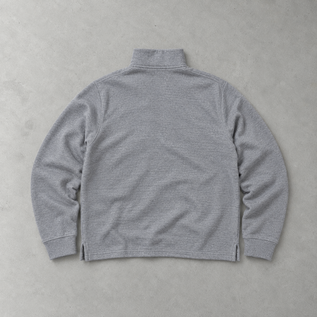 Ralph Lauren Sweater Grau Stitched Logo Rare (M)