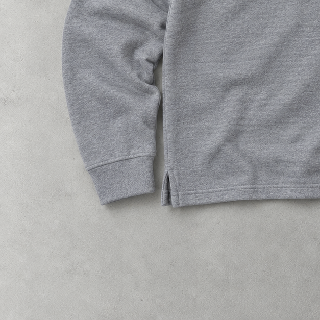 Ralph Lauren Sweater Grau Stitched Logo Rare (M)