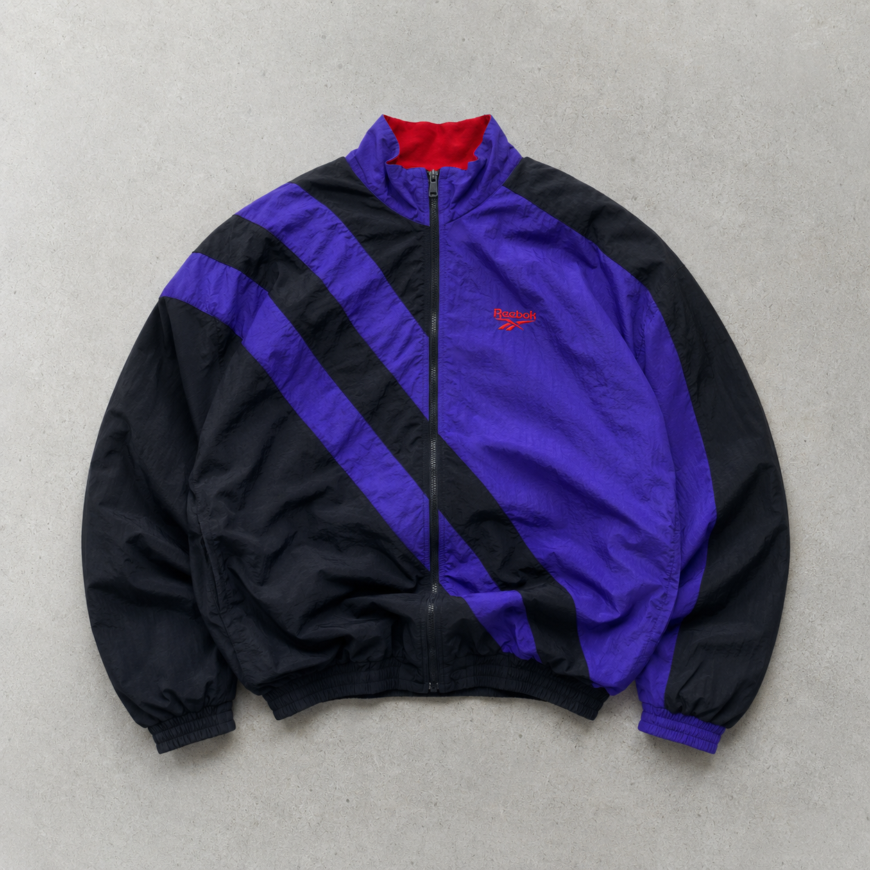 Reebok Windbreaker Lila / Black Limited Stitched Logo (XL)