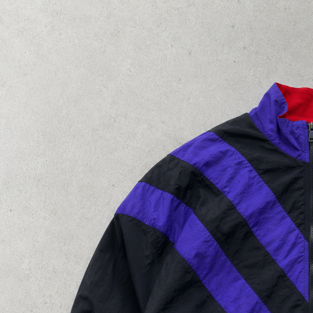 Reebok Windbreaker Lila / Black Limited Stitched Logo (XL)