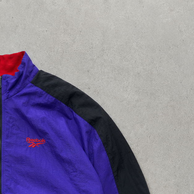 Reebok Windbreaker Lila / Black Limited Stitched Logo (XL)