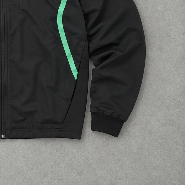 Bayern Adidas Jacket Black / Green Limited (S)