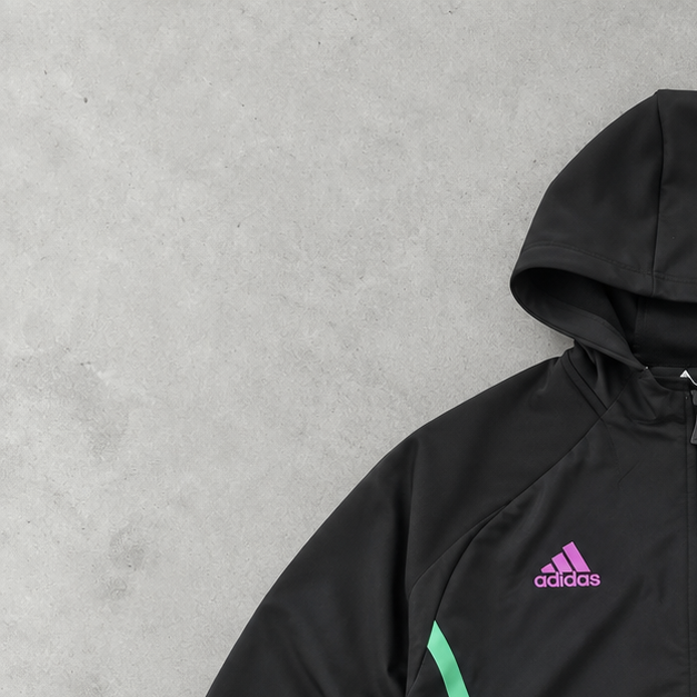 Bayern Adidas Jacket Black / Green Limited (S)