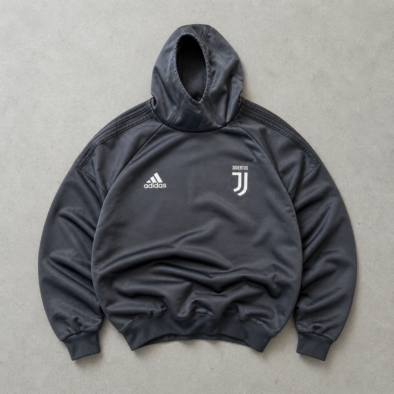 Juventus Adidas Streetwear Piece Blau Rare (L) Stitched Logo