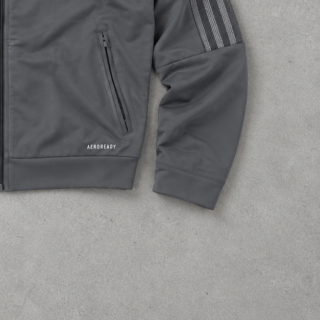 Veste de survêtement Adidas Y2K gris / blanc rare (S)
