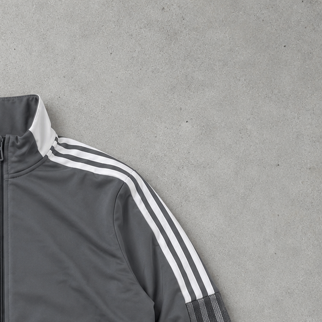 Veste de survêtement Adidas Y2K gris / blanc rare (S)