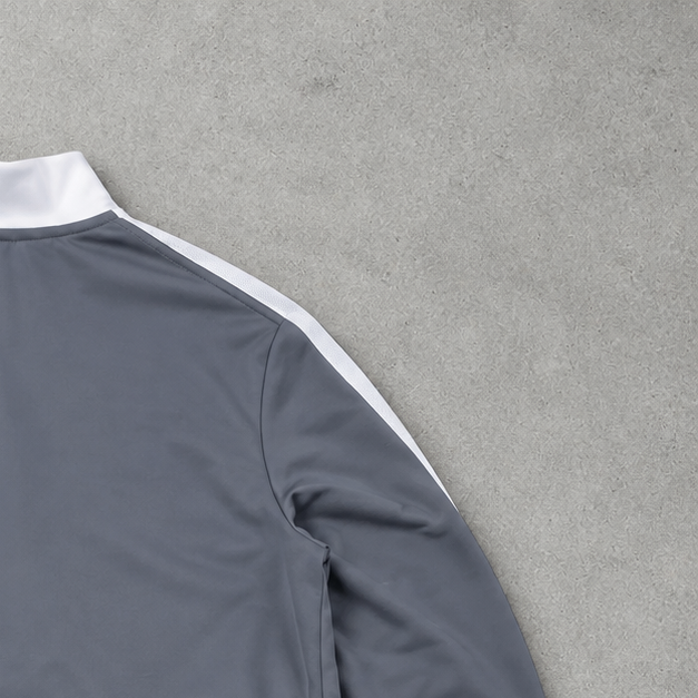 Veste de survêtement Adidas Y2K gris / blanc rare (S)