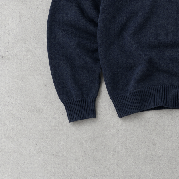 Ralph Lauren Sweater Marineblau Stitched Logo Limited (M)