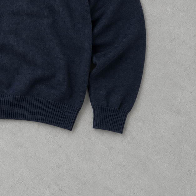 Ralph Lauren Sweater Marineblau Stitched Logo Limited (M)