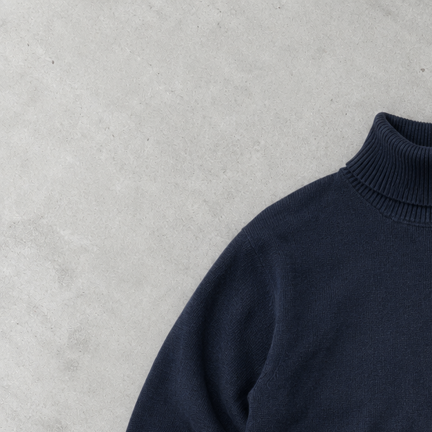 Ralph Lauren Sweater Marineblau Stitched Logo Limited (M)