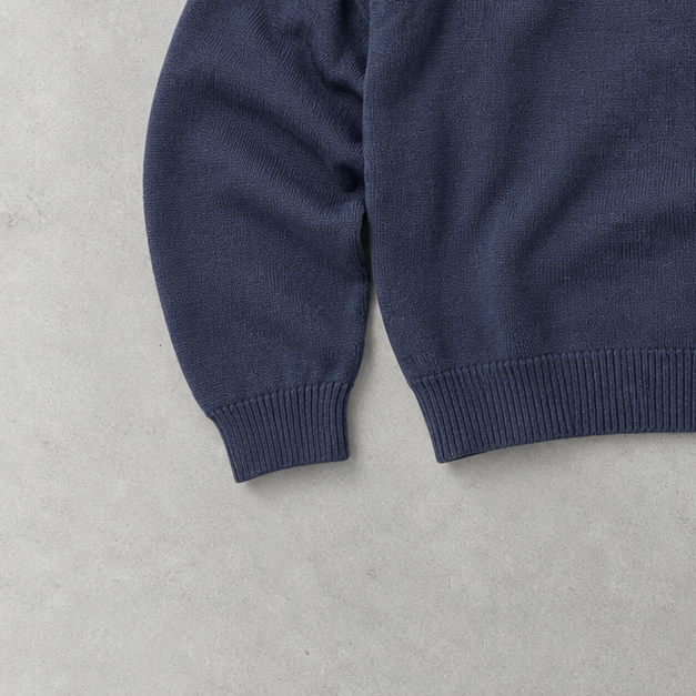 Ralph Lauren Sweater Marineblau Stitched Logo Limited (M)