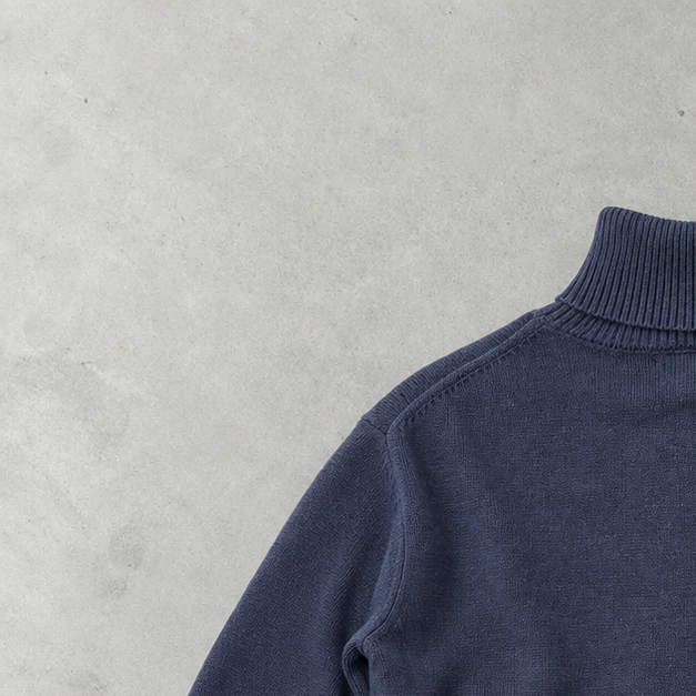 Ralph Lauren Sweater Marineblau Stitched Logo Limited (M)