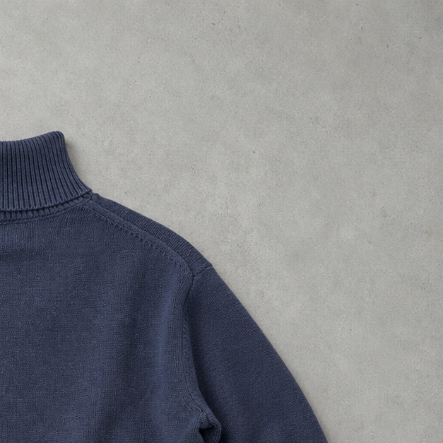 Ralph Lauren Sweater Marineblau Stitched Logo Limited (M)