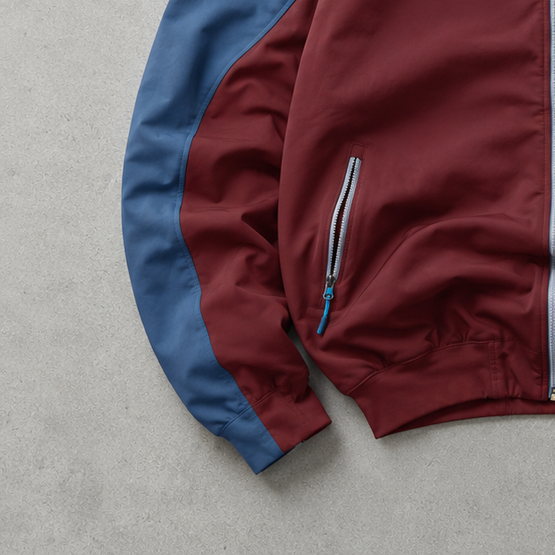 The North Face Jacket Burgunderrot, Hellblau Rare (L)
