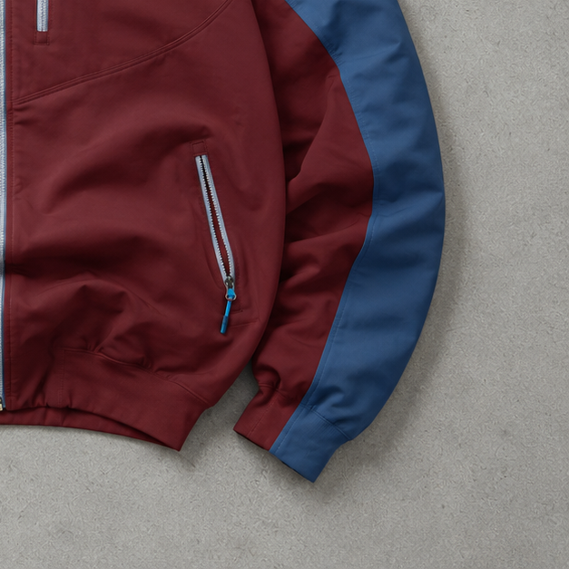 The North Face Jacket Burgunderrot, Hellblau Rare (L)
