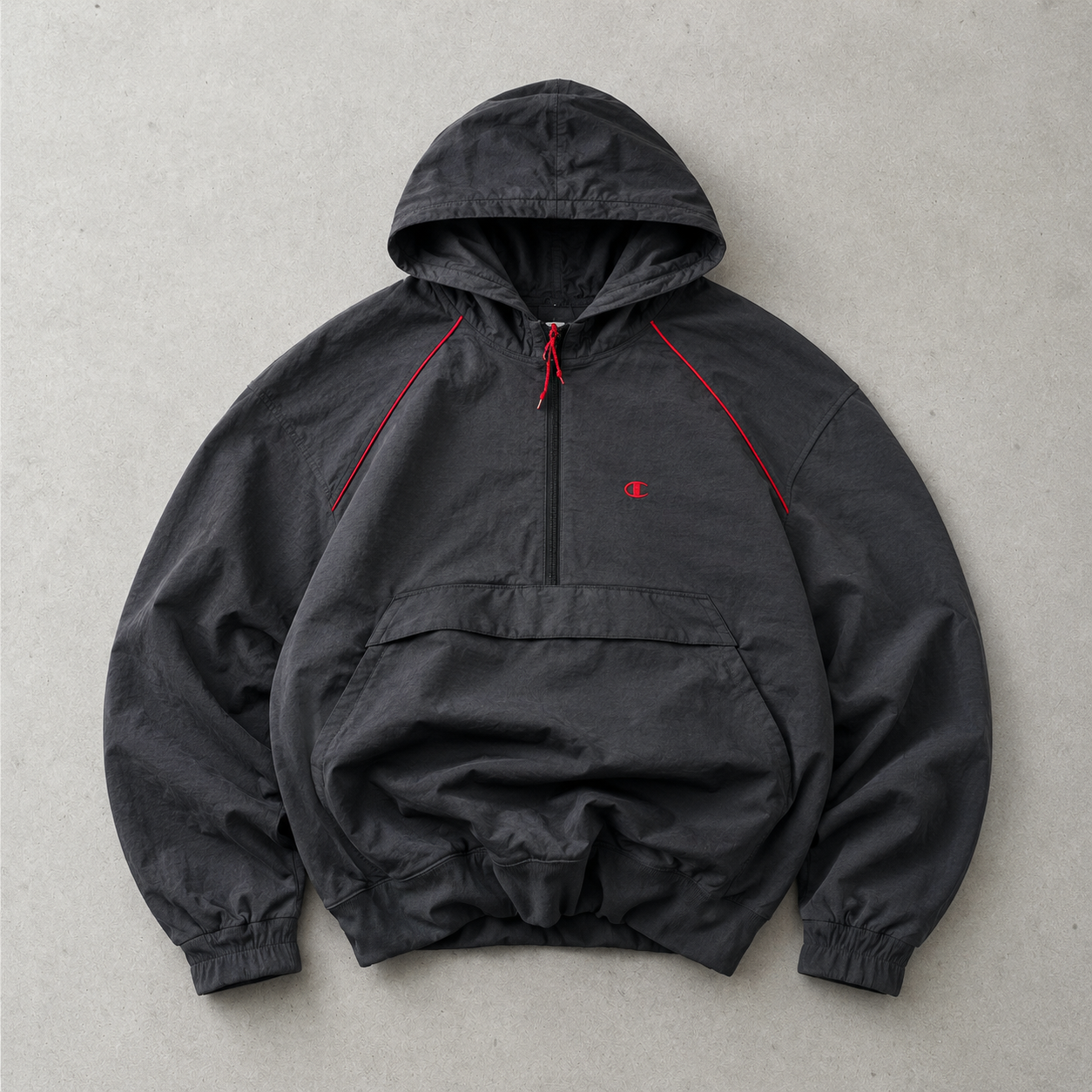 Champion Jacket Grey / Black Rare (M)