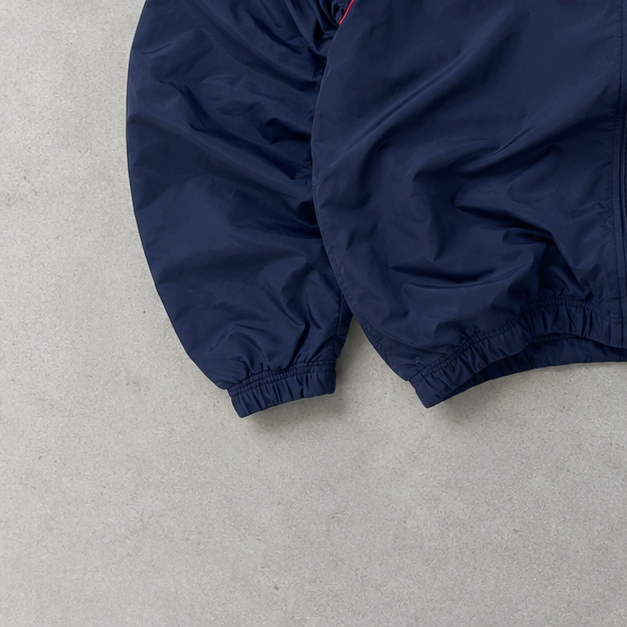 90s 00s Nike Windbreaker Marineblau, White Rare (Size L)