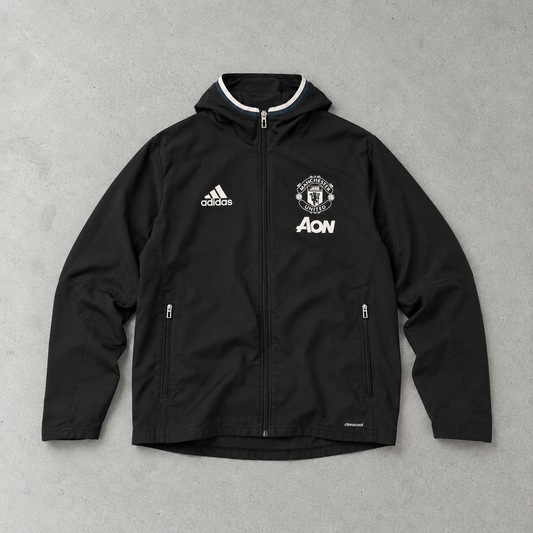 Manchester United Adidas Windbreaker Black Limited (S)