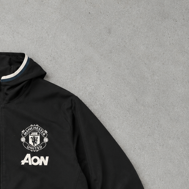 Manchester United Adidas Windbreaker Black Limited (S)