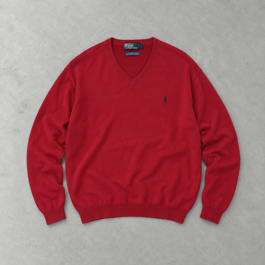 Ralph Lauren Sweater Red Rare (XXL)