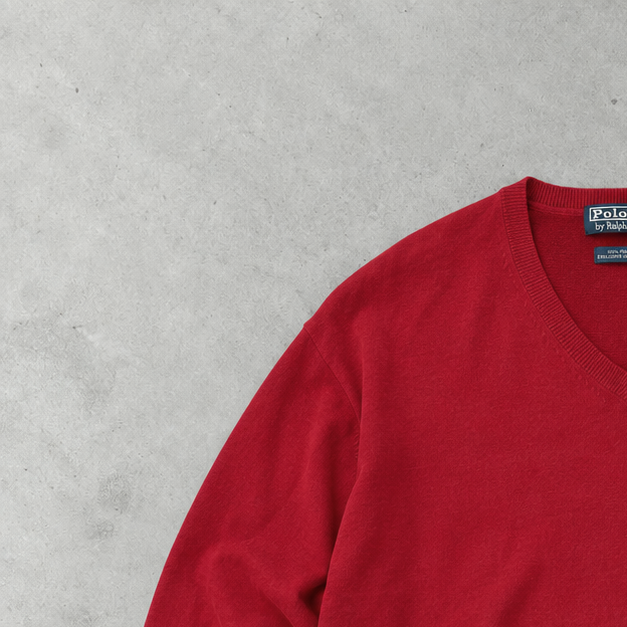 Ralph Lauren Sweater Red Rare (XXL)