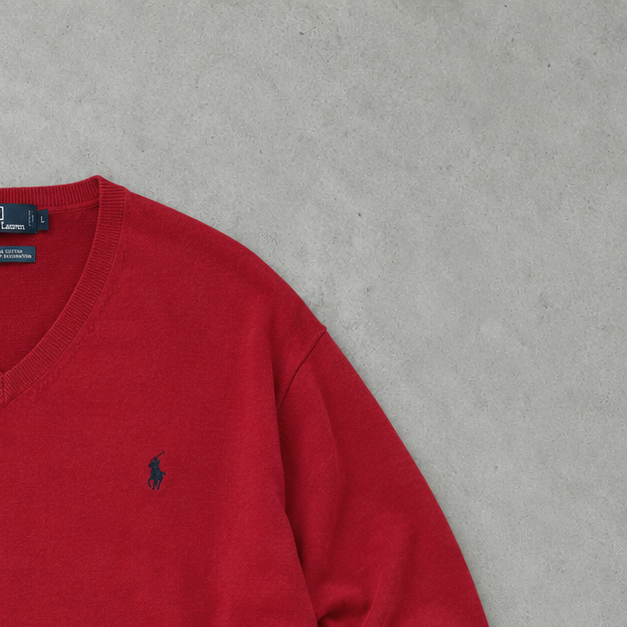 Ralph Lauren Sweater Red Rare (XXL)