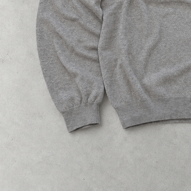 Polo Ralph Lauren Sweater Grau Rare (XXL) Stitched Logo