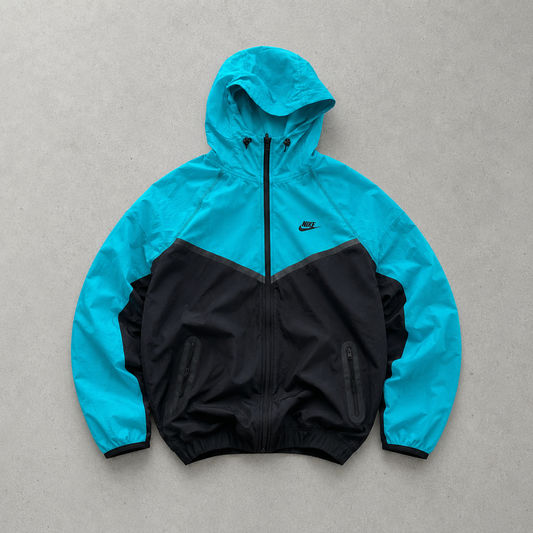 Nike Windbreaker Turquoise Black Rare (L)