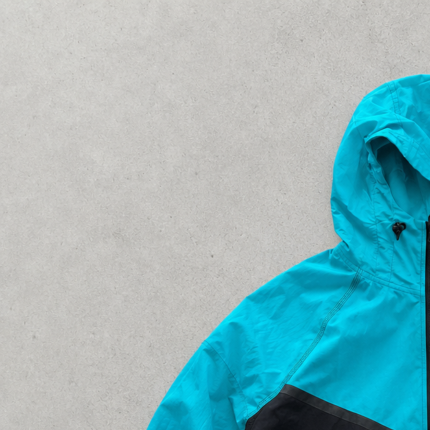 Nike Windbreaker Turquoise Black Rare (L)